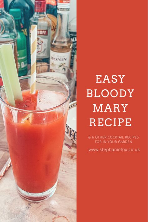 Bloodymary Cocktail Recipe, Bloodymary Cocktail Recipe Easy, Campground Food, Blood Mary Recipe, Blood Mary, Make Cocktails, Easy To Make Cocktails, Cocktails At Home, Cocktail Night