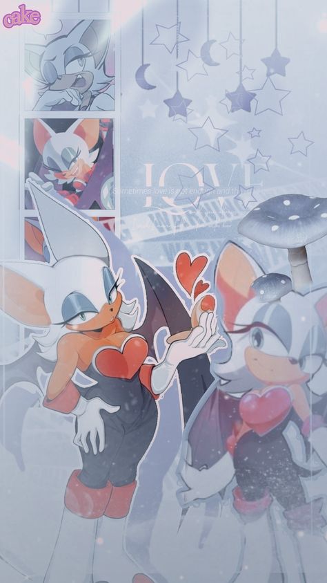 Rouge The Bat Wallpaper, Bat Wallpaper, Aesthetic Bg, Rouge The Bat, Sonic Characters, Favourite Characters, Sonic And Shadow, Amy Rose, Shadow The Hedgehog