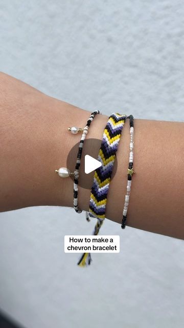 Kit Gibbons🌿🦊🌻🍄💫 on Instagram: "Beginner friendly chevron bracelet tutorial✨
#bracelettutorial #braceletpattern #braceletbookpattern #braceletbook #friendshipbracelet #friendshipbracelets #handmade #handmadejewelry #handmadejewellery #handmadebracelet #handmadebracelets #handmadewithlove #smallbusiness #smallbusinessuk #smallbusinessowner #smallbusinesssupport #howto #tutorial" Chevron Bracelet Tutorial, Small Business Uk, Chevron Bracelet, Bracelet Tutorial, Bracelet Patterns, Handmade Bracelets, Bracelet Making, Friendship Bracelets, Handmade Jewelry