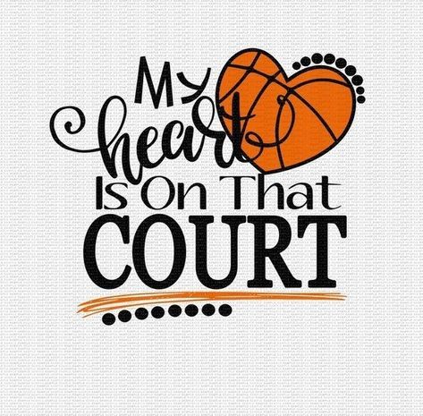 Basketball Mom Quotes, Sports Encouragement, Football Banners, Heart Basketball, Basketball Designs, Basketball Senior Night, Basketball Shirt Designs, Basketball Ideas, Basketball Heart