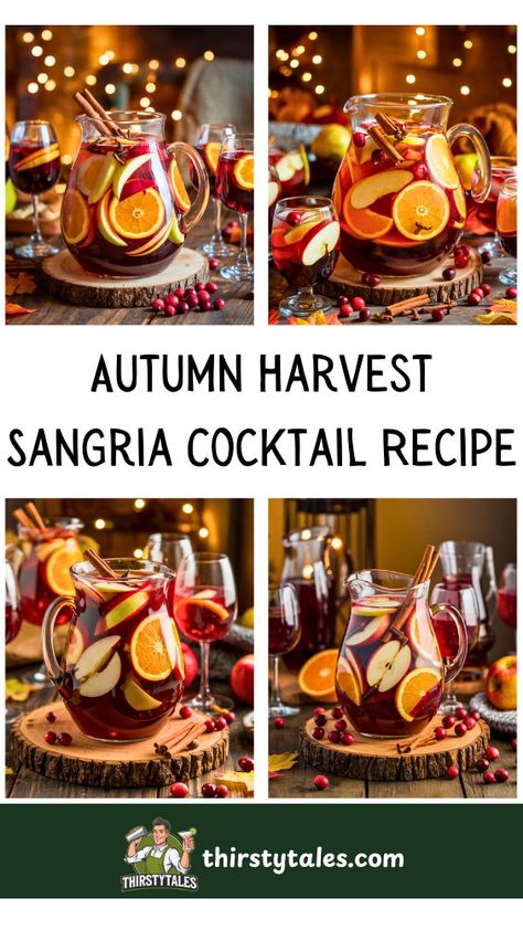 "Discover the perfect Autumn Harvest Sangria Cocktail Recipe that brings the flavors of fall to your gatherings! This easy sangria recipe combines seasonal fruits and spices, making it an ideal Thanksgiving cocktail. This delightful fall punch that’s perfect for cozy gatherings. Explore more easy fall cocktails and elevate your celebrations with this delicious autumn sangria. Perfect for any occasion, this recipe is a must-try among fall sangria recipes and winter cocktail recipes!" Harvest Sangria, Easy Fall Cocktails, Autumn Sangria, Fall Punch Recipes, Fall Punch, Winter Cocktail Recipes, Easy Sangria, Thanksgiving Sangria, Fall Sangria Recipes