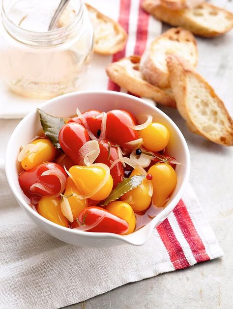 RU203854 Yellow Pear Tomatoes, Pear Tomatoes, Pickled Pears, Pickled Cherries, Zucchini Pickles, Cherry Tomato Plant, Dill Pickle Recipe, Pickled Okra, Three Bean Salad