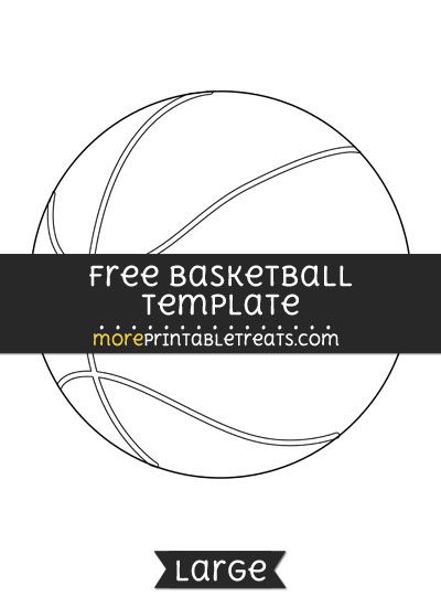 Free Basketball Template - Large Free Basketball Printables Templates, Free Basketball Printables, Pennants Diy, Basketball Template, Basketball Crafts, String Art Patterns Free, Diy Basketball, Basketball Team Gifts, Balls Quote