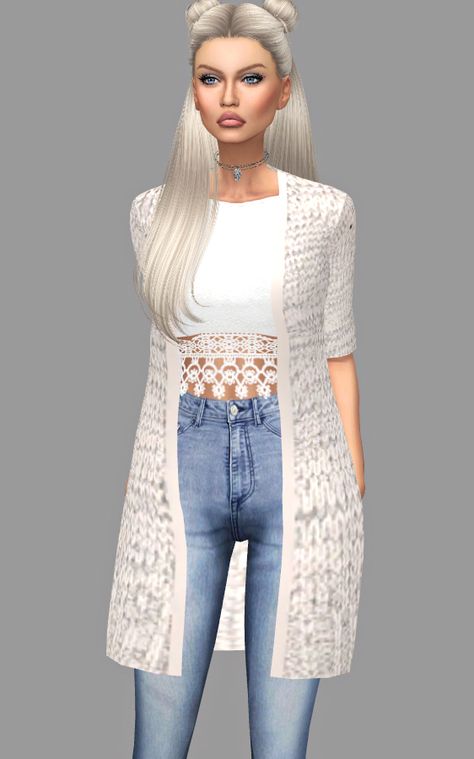 Conjuntinho bonitinha Everyday Cardigan, Sims 4 Cc Eyes, Die Sims 4, Sims Packs, Emily Fields, Cc Clothes, The Sims 4 Packs, Sims 4 Dresses, Sims 4 Mm