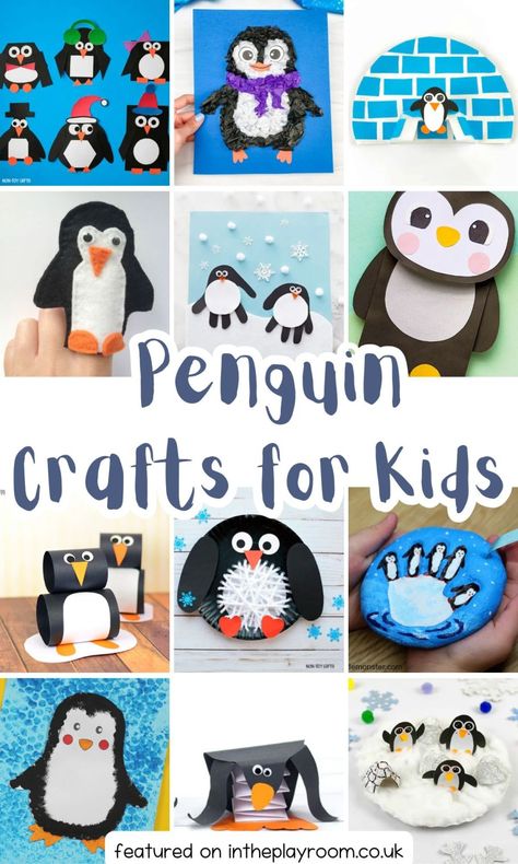 28 Easy And Cool Penguin Crafts For Kids P Is For Penguin Craft, Penguin Art And Craft, Penguin Projects For Kids, Easy Penguin Crafts For Kids, Toddler Penguin Crafts, Easy Winter Activities For Kids, Penguin Crafts For Kids Preschool, Penguin Toddler Craft, Artic Animals Craft