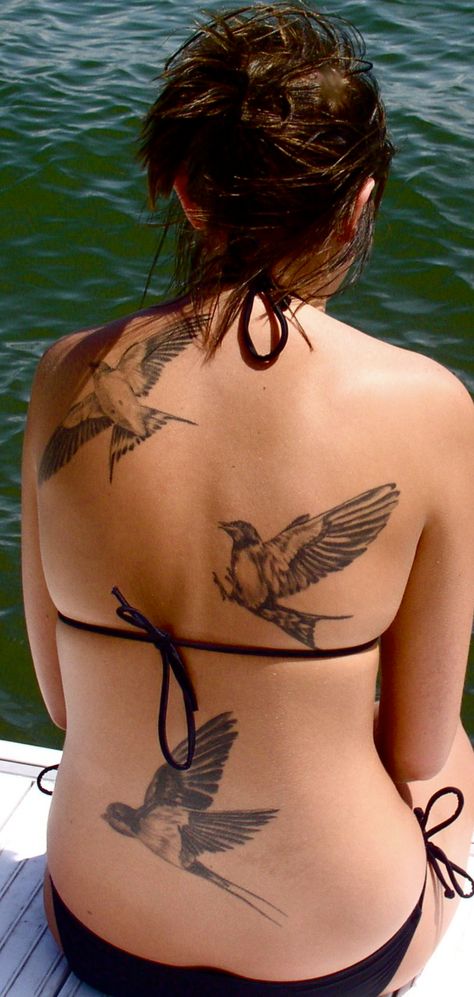 birds Minimalist Tattoo Ideas, Single Line Tattoo, Meaningful Tattoos For Women, Small Meaningful Tattoos, Small Tattoo Ideas, Bird Tattoo, Temporary Tattoo Designs, Great Tattoos, Pattern Tattoo