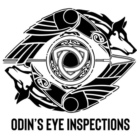 ODIN'S EYE INSPECTIONS - Home Odin Eye Tattoo, Odins Eye Symbol, Odin's Eye, Eye Of Odin, Pyrography Ideas, Warrior Art, Eye Logo, Nordic Tattoo, Eye Symbol