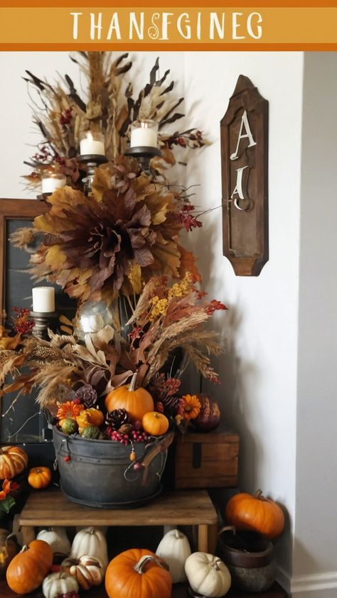 Transform your home with these stunning fall Thanksgiving decor DIY ideas From beautiful table candle centerpieces to cozy front porch living room and outdoor farm house decorations get inspired by these Hobby Lobby curated designs Turn your kitchen porch and modern farmhouse into festive spaces with these creative and easy decorating ideas Table Candle Centerpieces, Thanksgiving Decor Diy, Diy Thanksgiving Decor, Cozy Front Porch, Front Porch Living, Thanksgiving Decor Ideas, Luxury Mediterranean Homes, Decor Diy Ideas, Candle Table Centerpieces