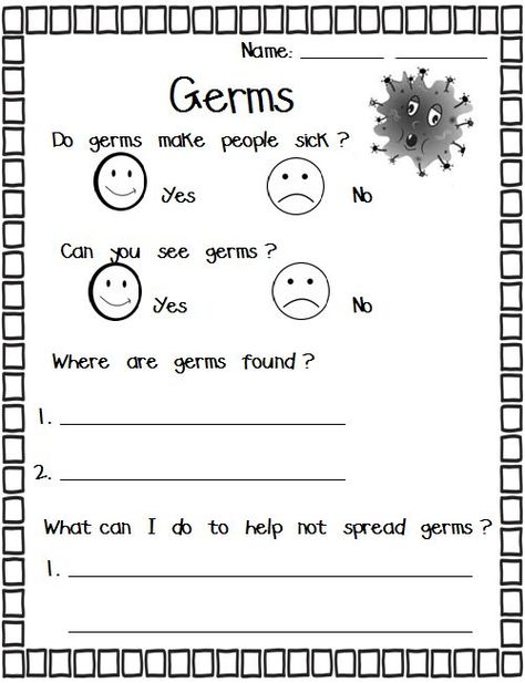 Coloring Pages About Germs | Becca's Kindergarten Creations: Hand washing and Germs!! Kindergarten Health, Germs Lessons, Germs Activities, Hygiene Lessons, Health Lesson Plans, Health Unit, Health Class, School Health, Health Activities