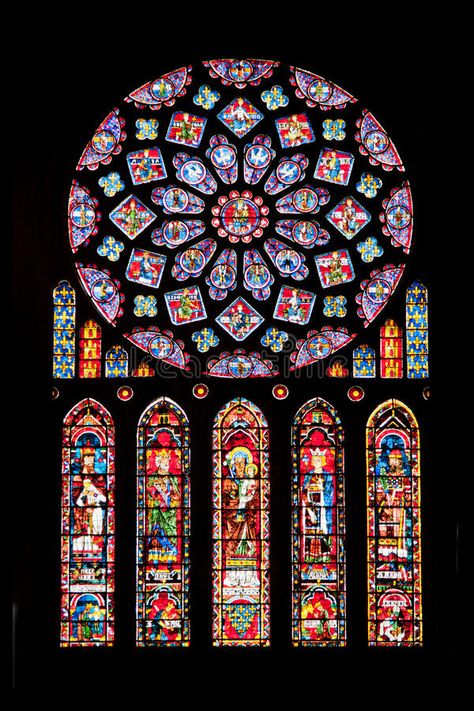 Vitrages of Chartres cathedral. Vitrages of famous Notre Dame cathedral in Chart , #affiliate, #cathedral, #Chartres, #Vitrages, #famous, #France #ad Chartres Cathedral, Medieval Stained Glass, Stained Glass Windows Church, Window Poster, Gothic Windows, Stained Glass Angel, Rose Window, Sacred Architecture, Poster Size Prints