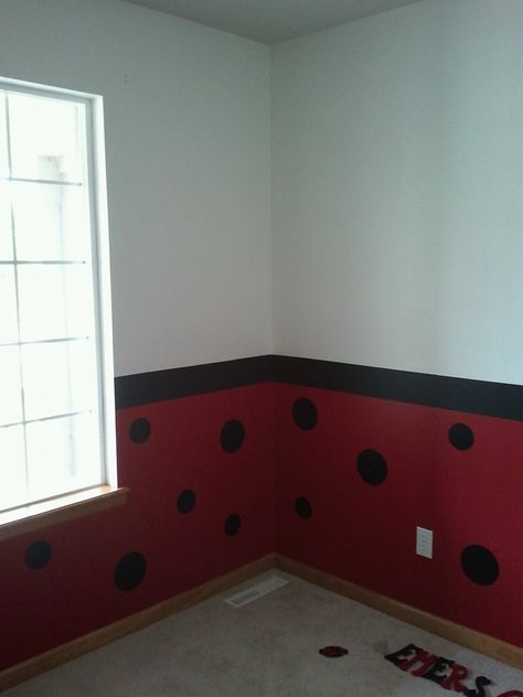 More Polka Dot Paint Ladybug And Cat Noir Bedroom Ideas, Ladybug Classroom, Ladies Bedroom, Ladybug Room, Ladybug Nursery, Beaded Lighter, Baby Ladybug, Baby Jane, Adrien Y Marinette