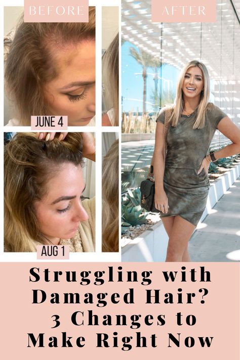 How To Stop Highlighting Your Hair, Damaged Dry Hair Repair, Best Haircut For Damaged Hair, How To Heal Hair Damage, Dull Hair Before And After, Hair Strengthening Tips, How To Change Your Part In Your Hair, Why Is My Hair Breaking Off, Low Damage Hairstyles