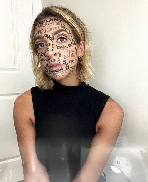 Gabbie Hanna, Toxic Person, Other Mothers, Tattoo Removal, Sneak Peek, See You, Carnival Face Paint, Halloween Face Makeup, Feelings