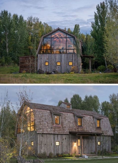 Old Barn House, Barn House Conversion, Barn Conversions, Commercial And Office Architecture, Barn Houses, Converted Barn, Barn Renovation, Modern Barn House, House Of Beauty