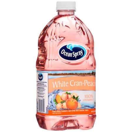 Ocean Spray White Cran-Peach Juice Drink, 64 fl oz Ocean Spray, Peach Juice, Juice Drinks, Food Platters, Fruit Juice, Dish Soap Bottle, Vitamin C, Cleaning Supplies