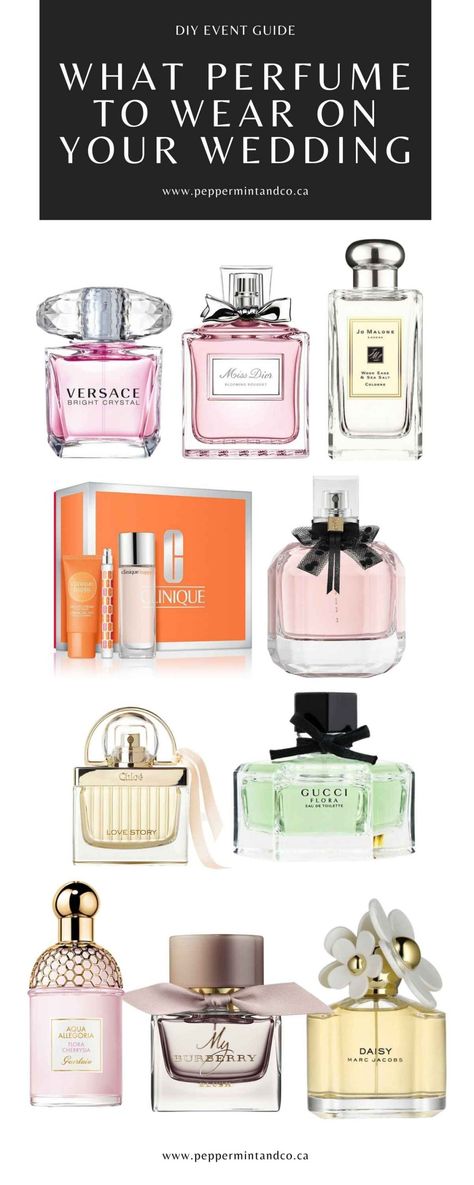 Wedding Day Perfume Scent: Top 10 | Tips + Guides Perfume For Wedding Day Brides, Perfumes For Wedding Day, Best Wedding Perfume, Wedding Perfume Brides, Wedding Fragrance Brides, Bridal Perfume Wedding Day, Wedding Day Perfume Brides, Bride Perfume Wedding Day, Perfumes That Last All Day