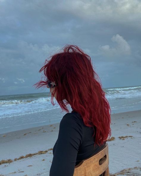 Red Hair Beach, Eternal Sunshine Of The Spotless Mind, Florida Beach, Eternal Sunshine, Florida Beaches, Beach Hair, Red Hair, Dreadlocks, Florida