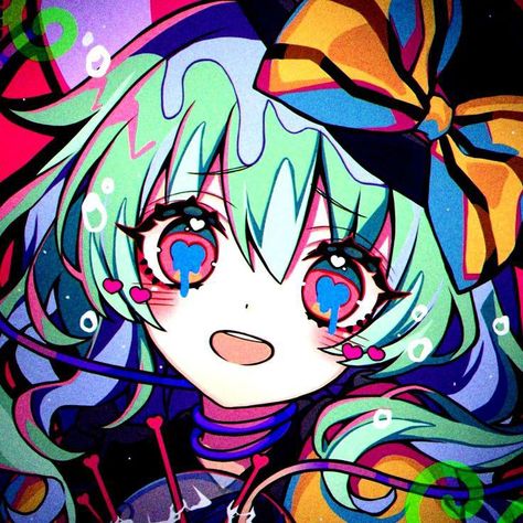 Bright Anime Art, Neon Pfp Aesthetic, Hyper Pop Art, Manga Drawing Tutorials, Art Jokes, Art Folder, Neon Art, Cute Art Styles, Kawaii Art