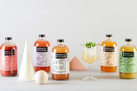 Best Pre-Made Cocktail Mixers: Bottled Mixers That Are Actually Good - Thrillist Korean Menu, Maple Whiskey, Easy Ramen, Package Design Inspiration, Make Simple Syrup, Homemade Syrup, English Breakfast Tea, Ginger Spice, Cocktail Mixers