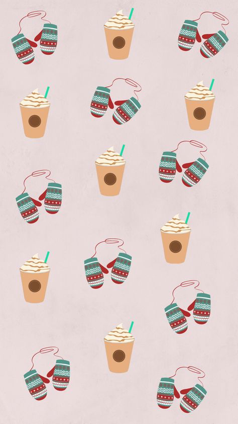 Christmas Wallpaper Starbucks, Starbucks Wallpaper, Winter Backgrounds, Christmas Wallpaper Iphone Cute, December Wallpaper, Thanksgiving Background, Winter Treats, Wallpaper Screen, Fun Wallpaper