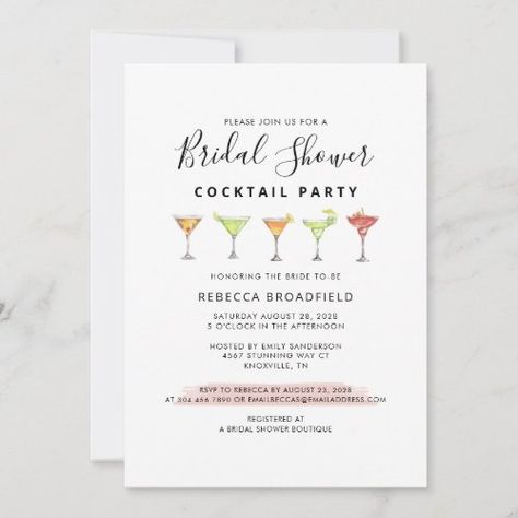 Minimalist Bridal Shower Cocktail Beach Party Invitation #zazzle #weddinginvitations #birthdayinvitations #babyshowerinvitations #zazzleinvitations #monogram #businesscards #graduation #homedecor Bridal Shower Cocktail Party, Theme For Birthday Party, Cocktails Design, Wine Bridal Shower Invitations, Brunch And Bubbly Invitations, Beach Party Theme, Bridal Shower Cocktails, Tropical Bridal Shower Invitations, Beach Party Invitations