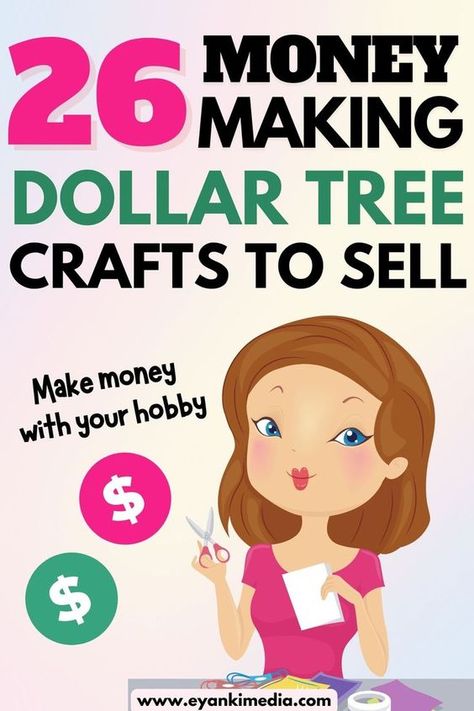 If you’re looking to make money with Dollar tree items, then you’ll love this list of Dollar Tree crafts to make and sell. These are some realistic DIY Dollar tree craft ideas that crafters like you make to make extra money. Diy Gifts From Dollar Tree, Crafts Made From Dollar Tree Items, Dollar Tree Craft Gift Ideas, Crafts For Adults To Sell Make Money, Quick Diy Crafts To Sell, Quick Crafts To Make And Sell, Craft Side Hustle, Diy Dollar Store Crafts To Sell, Dollar Tree Crafts To Make And Sell