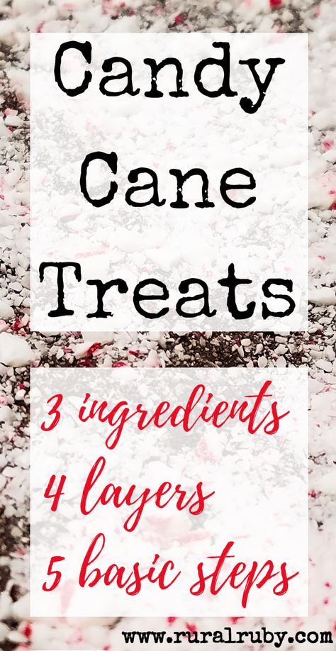 The perfect #Christmas #snack or #gift idea! Use up leftover #candycanes after Christmas with this #recipe. Candy Cane Recipes Leftover, Candy Cane Recipes, Candy Cane Treats, Candy Cane Dessert, Candy Cane Recipe, Leftover Candy, Easy Candy, Christmas Snack, Chocolate Dessert