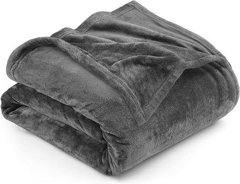 Amazon.com: Utopia Bedding Fleece Blanket Twin Size Grey 300GSM Luxury Bed Blanket Anti-Static Fuzzy Soft Blanket Microfiber (90x66 Inches) : Home & Kitchen Mens Blanket, Bed Hug, Bedroom Finds, Grey Blanket, Microfiber Sofa, Blanket Bed, Blanket Sofa, Bead Embroidery Tutorial, Microfiber Blanket