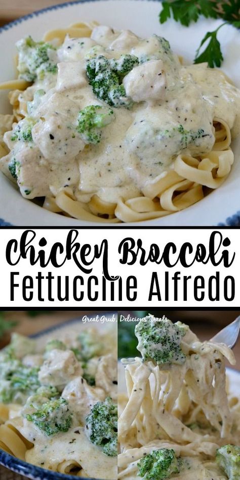 Fettucini Alfredo With Broccoli Recipe, Chicken Broccoli Fettucini Alfredo, Chicken And Broccoli Alfredo Recipes, Chicken Broccoli Fettuccine, Chicken Broccoli Fettuccine Alfredo, Broccoli Fettuccine Alfredo, Pasta Alfredo Con Pollo, Chicken Broccoli Alfredo Pasta, Easy Chicken Fettuccine Alfredo