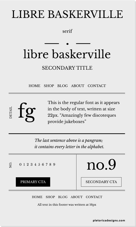 Libre Baskerville is a serif typeface designed by PLETÓRICA Design Studio. It is a revival of the Baskerville typeface, and is designed to be both beautiful and Libre Baskerville, Baskerville Font, Bubble Alphabet, Font Bubble, Outing Quotes, Groovy Font, Font Combinations, Jukeboxes, Comic Book Style