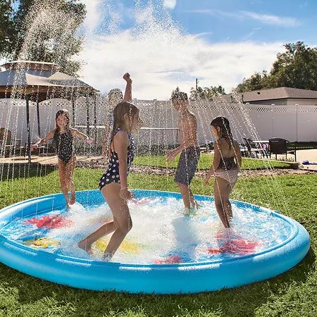 Backyard Large, Backyard Splash Pad, Cowboy Pool, Wading Pool, Outdoor Toys For Kids, Splash Pad, Backyard Playground, Pool Floats, Waterpark