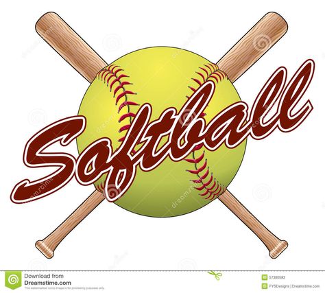 Softball Team Design - Download From Over 43 Million High Quality Stock Photos, Images, Vectors. Sign up for FREE today. Image: 57380582 Softball Logos, Strength And Conditioning Coach, Sports Fabric, Softball Bat, Team Design, Girls Softball, Softball Team, Advent Calendars, Fabric Panel