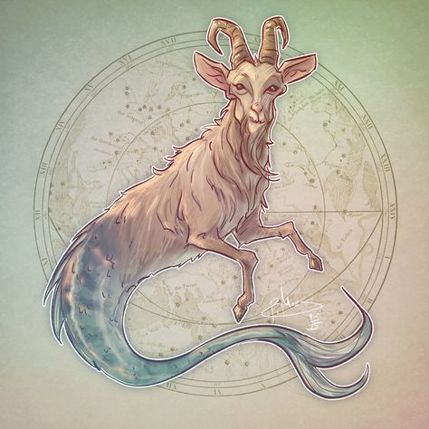 Moss Sketch, Astrology Illustration, Capricorn Art, Magical Beings, Capricorn Tattoo, Capricorn Traits, Horoscope Capricorn, Capricorn Moon, Capricorn Sign