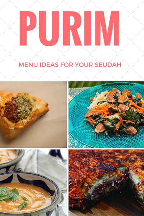 Purim Meal Ideas, Purim Seudah Ideas, Purim Food Ideas, Purim Recipes Dinner, Purim Decorations Ideas, Purim Food, Purim Carnival, Feast Of Purim, Purim Festival