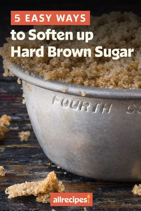 How To Soften Brown Sugar, How To Make Brown Sugar, Brown Sugar Homemade, Hard Brown Sugar, Homemade Staples, Soften Brown Sugar, Make Brown Sugar, Oven Bread, Sugar Sticks