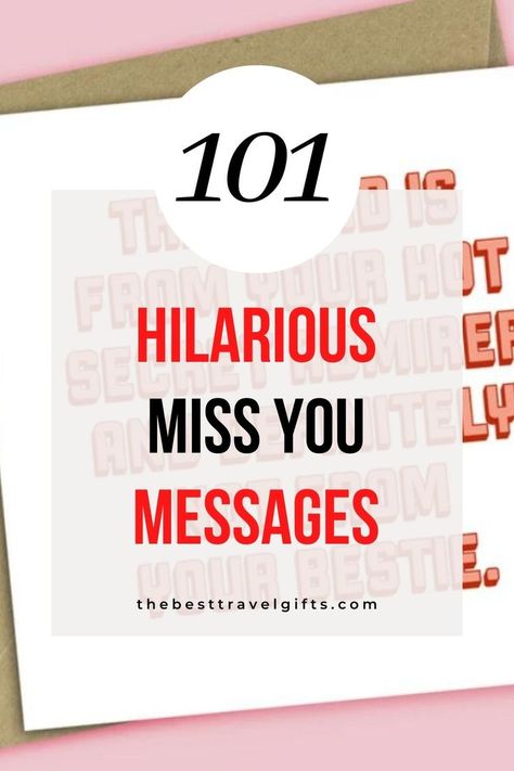 Brighten up someone’s day with these hilarious “miss you” quotes, perfect for adding humor to long-distance connections. Funny Miss You Quotes, Miss Quotes, Missing Friends Quotes, Miss You Funny, Long Distance Best Friend, Missing You Quotes For Him, Missing Quotes, I Miss You Quotes, Missing You Quotes