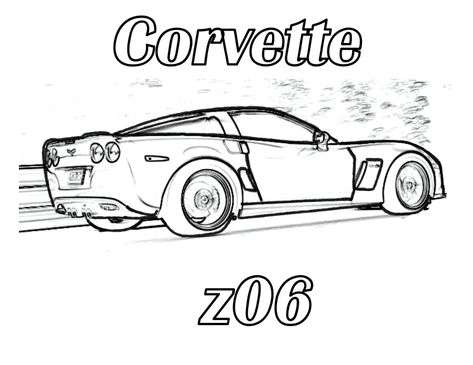 Hot Rod Tattoo, Free Cricut Images, Car Coloring Pages, Cars Coloring, Happy Birthday Grandma, Superhero Coloring, Super Fast Cars, Truck Coloring Pages, Corvette Z06