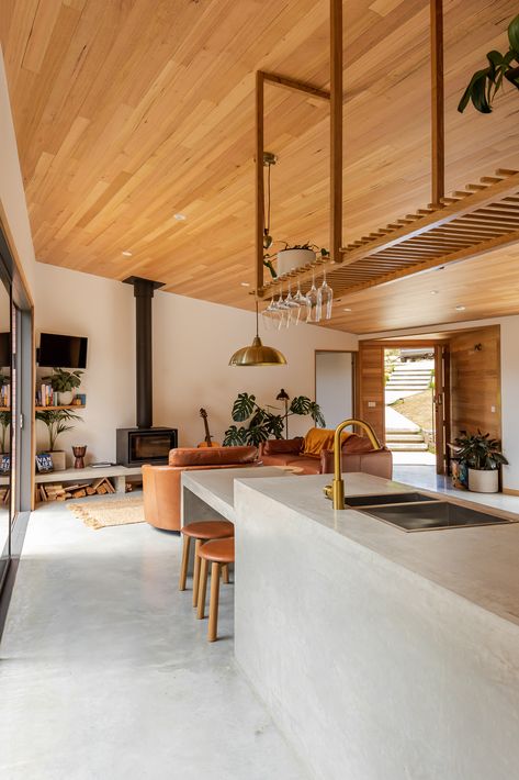 Three Capes Cabin | Tasmanian Timber Tasmanian Oak, Interior Windows, Kitchen Diner, The Cabin, Love At First, Lounge Room, Love At First Sight, Little House, House Inspiration