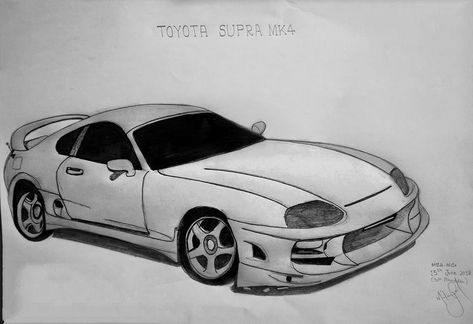 Supra Mk4 Sketch, Supra Mk4 Drawing, Supra Sketch, Luxury Car Interior Design, Supra Mk4, Toyota Supra Mk4, Cars Design, One Punch Man Manga, Luxury Car Interior