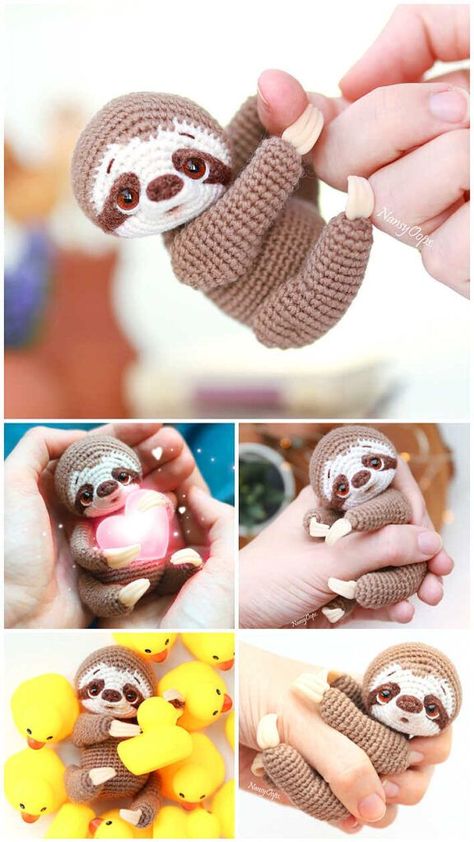 Cute Sloth Crochet Pattern Free, Crochet Sloths Free Pattern, Sloth Amigurumi Pattern, Crochet Sloth Hat, Crocheted Sloth Free Pattern, Sloth Crochet Pattern Free Amigurumi, Sloth Pattern Crochet, Sloth Free Crochet Pattern, Crochet Pdf Pattern