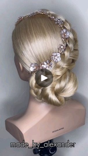 Easy Bridal Updo, Gorgeous Eye Makeup, Quick Makeup Routine, Chignon Updo, Gorgeous Wedding Makeup, Bride Updo, Wedding Makeup Tutorial, Love Romantic, Hair Tutorials Easy