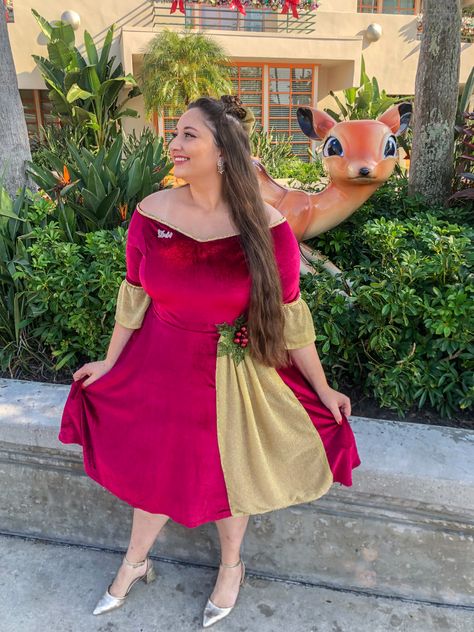 Dapper Day Christmas, Disney Dapper Day, Christmas Princess, Disney Bounding, Belle Disney, Dapper Day, Geek Chic, Disney Christmas, Costume Ideas