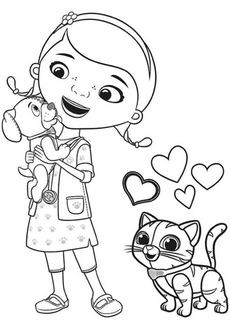 Fun Doc McStuffins coloring pages for your little one. They are free and easy to print. The collection is varied with different skill levels Doc Mcstuffins Coloring Pages, Disney Jr, Preschool Coloring Pages, Coloring Pages Inspirational, Pokemon Coloring Pages, Disney Colors, Pokemon Coloring, Doc Mcstuffins, Cat Coloring Page