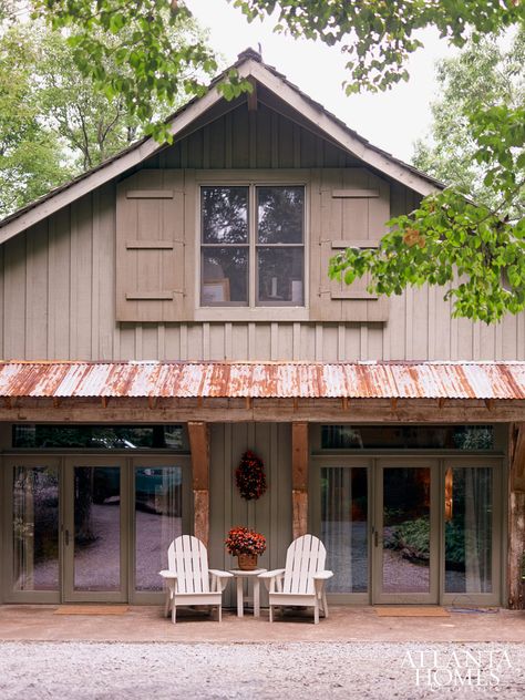 Cabin Workshop, Metal Shops, Shed House, Cedar Cabin, Atlanta Homes And Lifestyles, Silo House, Camp House, Prairie Home, 40 Acres