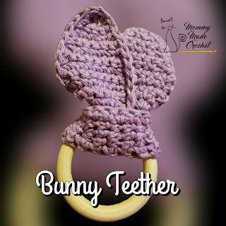 Teething Ring Pattern, Bunny Ear Teething Ring, Teether Pattern, Bunny Ear Teether, Bunny Teether, Rabbit Ideas, Amigurumi Rabbit, Crochet Rabbit, Crochet Bebe