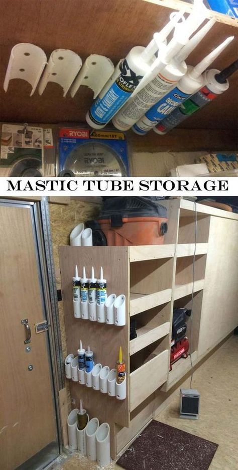 Officine In Garage, Garage Hacks, Garage Organization Tips, Garage Organisation, Garage Workshop Organization, Organizational Hacks, Shed Organization, Garage Tool Storage, Garage Organization Diy