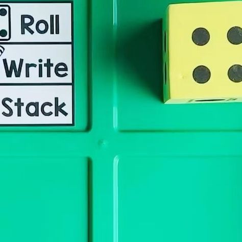 Angie Brezina - Preschool/Pre-K on Instagram: "🍎Roll, Write, & Stack FREEBIE Where to find everything: 🍎Tray is from Dollar Tree 🍎Foam Dice from Dollar Tree ���🍎Cubes are Learning Resources brand from Amazon 🍎Printable- I’ll add as a FREEBIE in my next email tomorrow! Need to sign up? Drop an 🍎 in the comments and I’ll send you the link 🥰 Variations on the activity: 🍎Younger students - just roll & stack 🍎Older Students- use numbered die or use 2 dice to add together then stack ***Can’t fin Amazon Printable, Prek Math Activities, Prek Math, Numbers Preschool, Preschool Math, Math Center, Kids Writing, Learning Resources, Math Centers