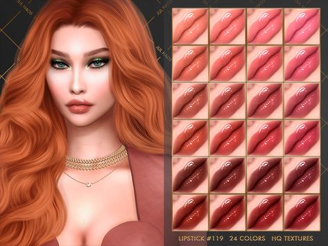 Sims Cc Lipstick, Sims 4 Cc Makeup Lipsticks, Sims 4 Cc Lipstick, Sims Makeup, Cc Makeup, Sims 4 Stories, Ts4 Mods, Lipstick Mark, Makeup Cc