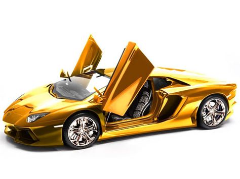 Arylide (Golden Yellow) Lamborghini Aventador  -  carsdan.com Xe Bugatti, Gold Lamborghini, Lamborghini Aventador Wallpaper, Galaxy Car, Best Lamborghini, Carros Lamborghini, Lamborghini Aventador Lp700 4, Aventador Lamborghini, Lamborghini Models