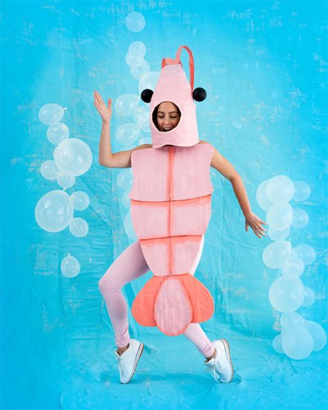 Shrimp Costume | Oh Happy Day! Shrimp Costume, Cowboy Halloween, Sea Costume, Sweet Songs, Christmas Caroling, Black Halloween Costumes, Red Halloween, Bff Halloween Costumes, Diy Kostüm